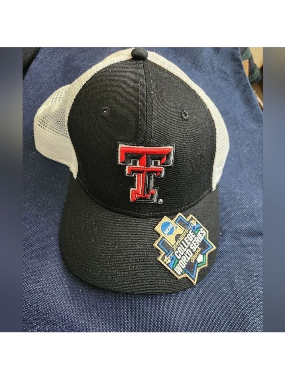 New Texas Tech Red Raiders Men's Official CWS 2019 BB Trucker Hat Team  Primary